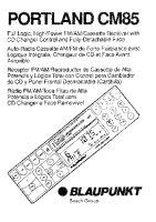 Blaupunkt Portland-CM-85 - Owners Manual